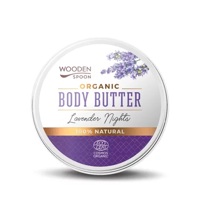 Unt de corp Lavender Nights, bio, 100ml, Wooden Spoon PRET REDUS