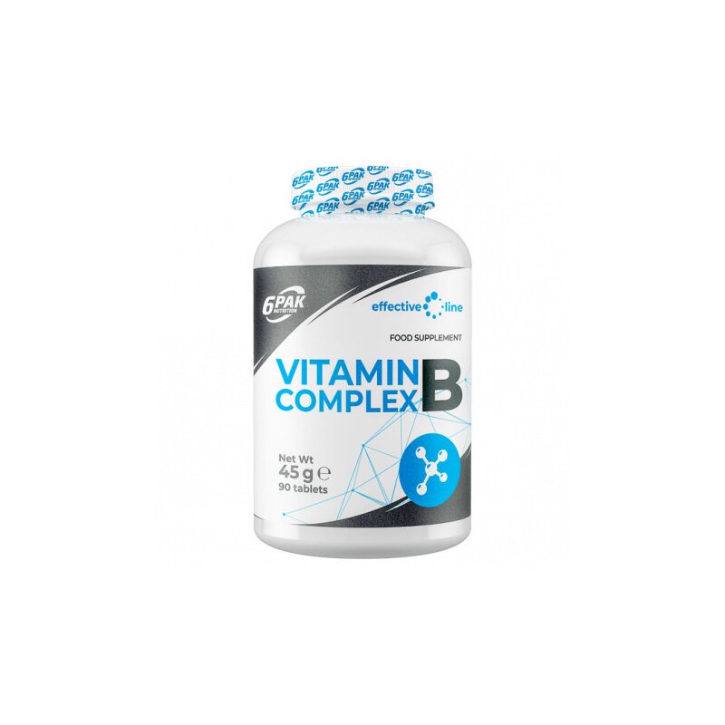 Vitamin B Complex, 90 tablete, 6Pak Nutrition