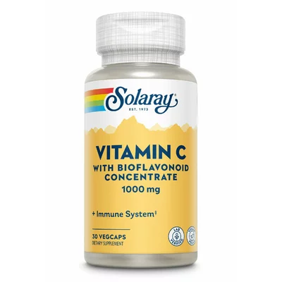 Vitamin C 1000mg (adulti) 30cps, Solaray, Secom