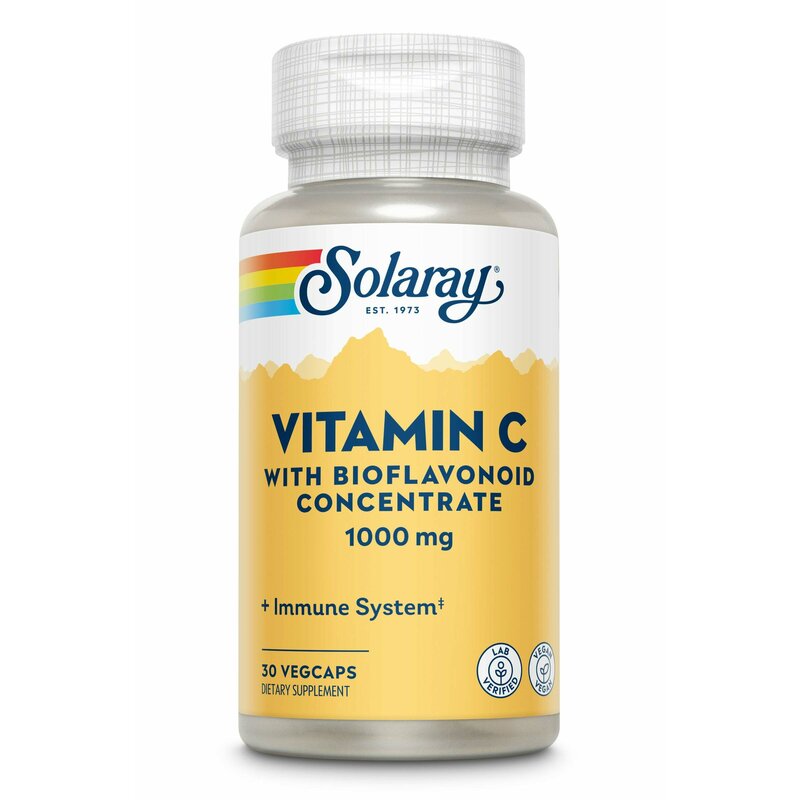 Vitamin C 1000mg (adulti) 30cps, Solaray, Secom