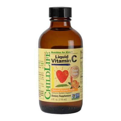 Vitamin C 250mg (copii), Childlife Essentials, 118 ml, Secom