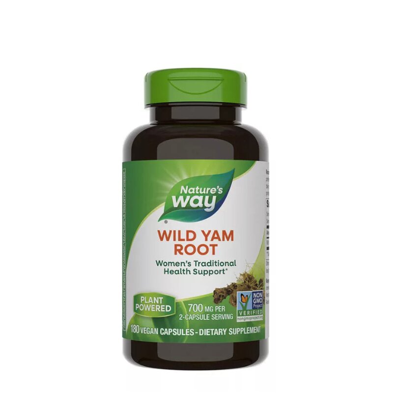 Wild Yam 425mg, Nature\'s Way, 100 capsule, Secom