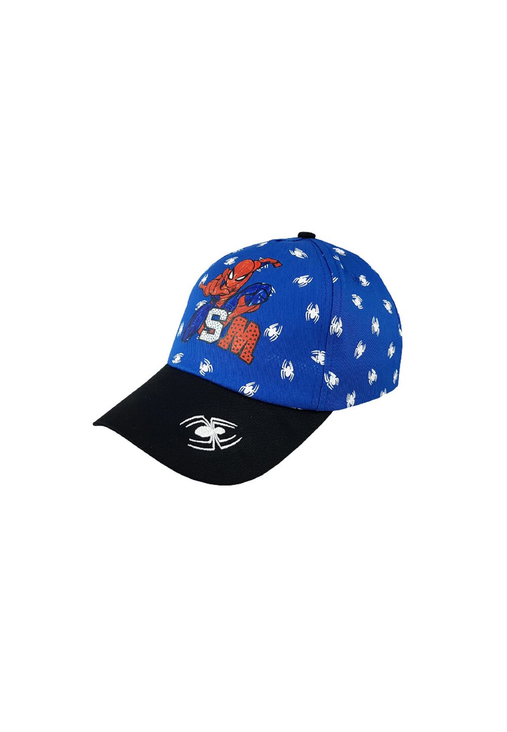 Sapca, Spider Man, SM, albastru cu negru