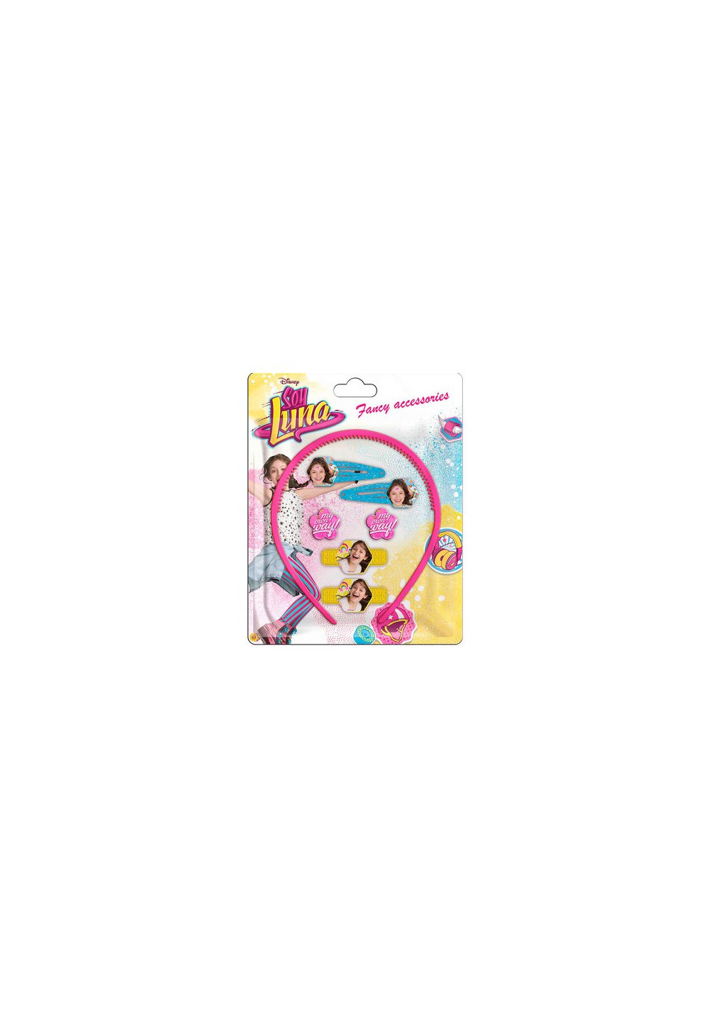 Accesorii par, Soy Luna, roz cu galben