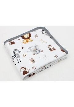 Aleza impermeabila, reutilizabila, Girafa, strat superior bumbac, 78x100cm