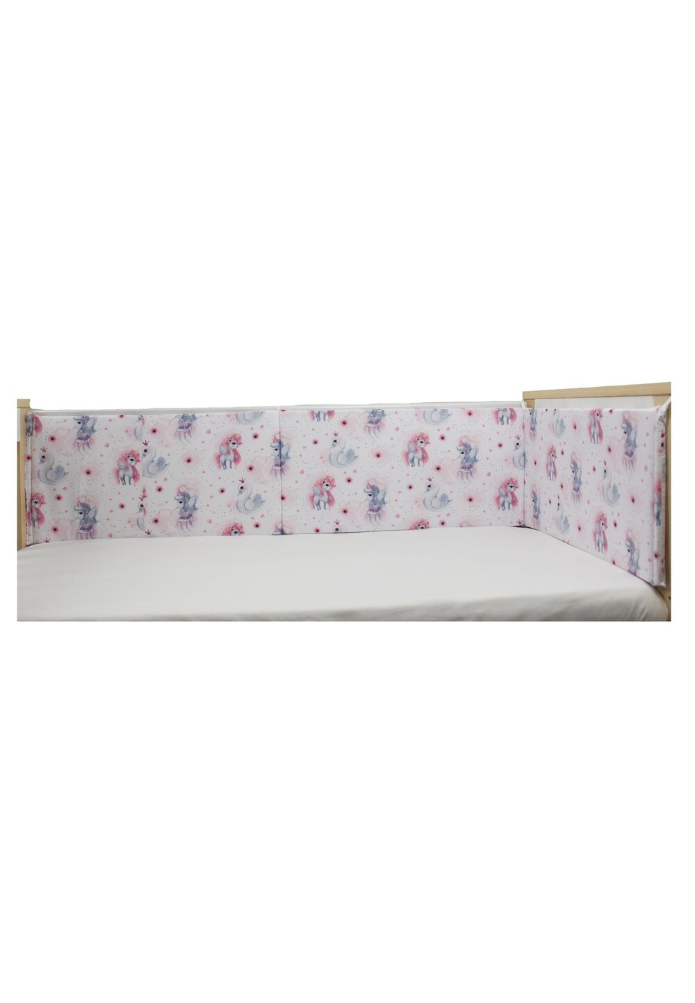 Aparatoare laterala patut, Unicornul roz, 180 x 30 cm