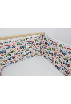 Aparatoare laterala, Prichindel, cu masinute, multicolor, 180x30cm