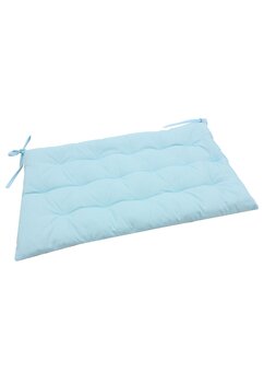 Aparatoare laterala, Prichindel, matlasata, bumbac, turcoaz, 60x40cm