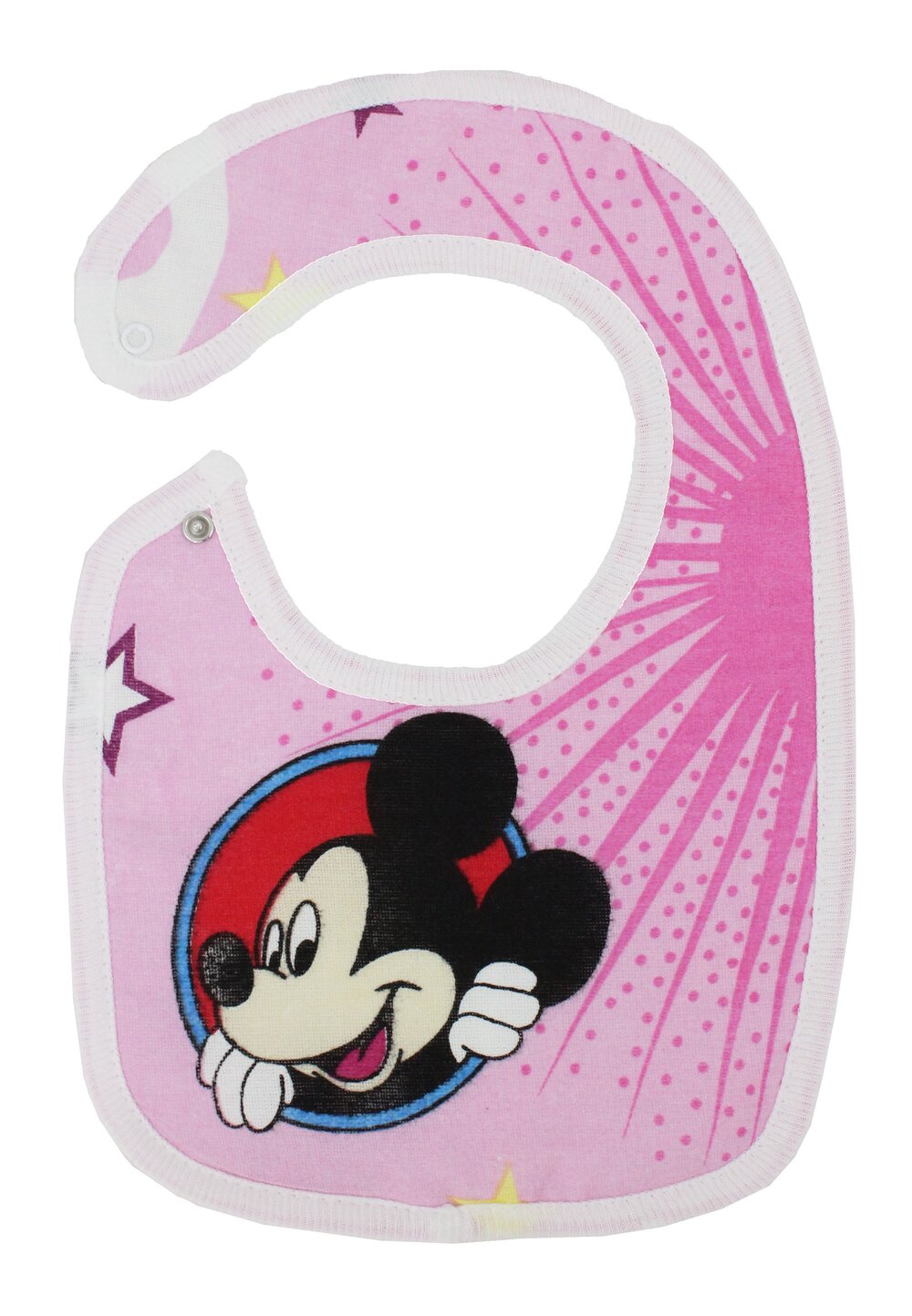Baveta, Mickey Mouse, roz, 0-6 luni