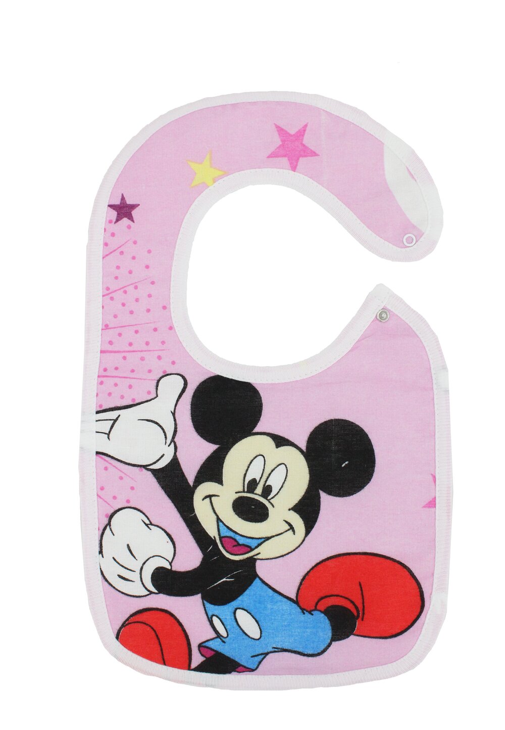 Baveta, Mickey Mouse, roz, 6 - 12 luni