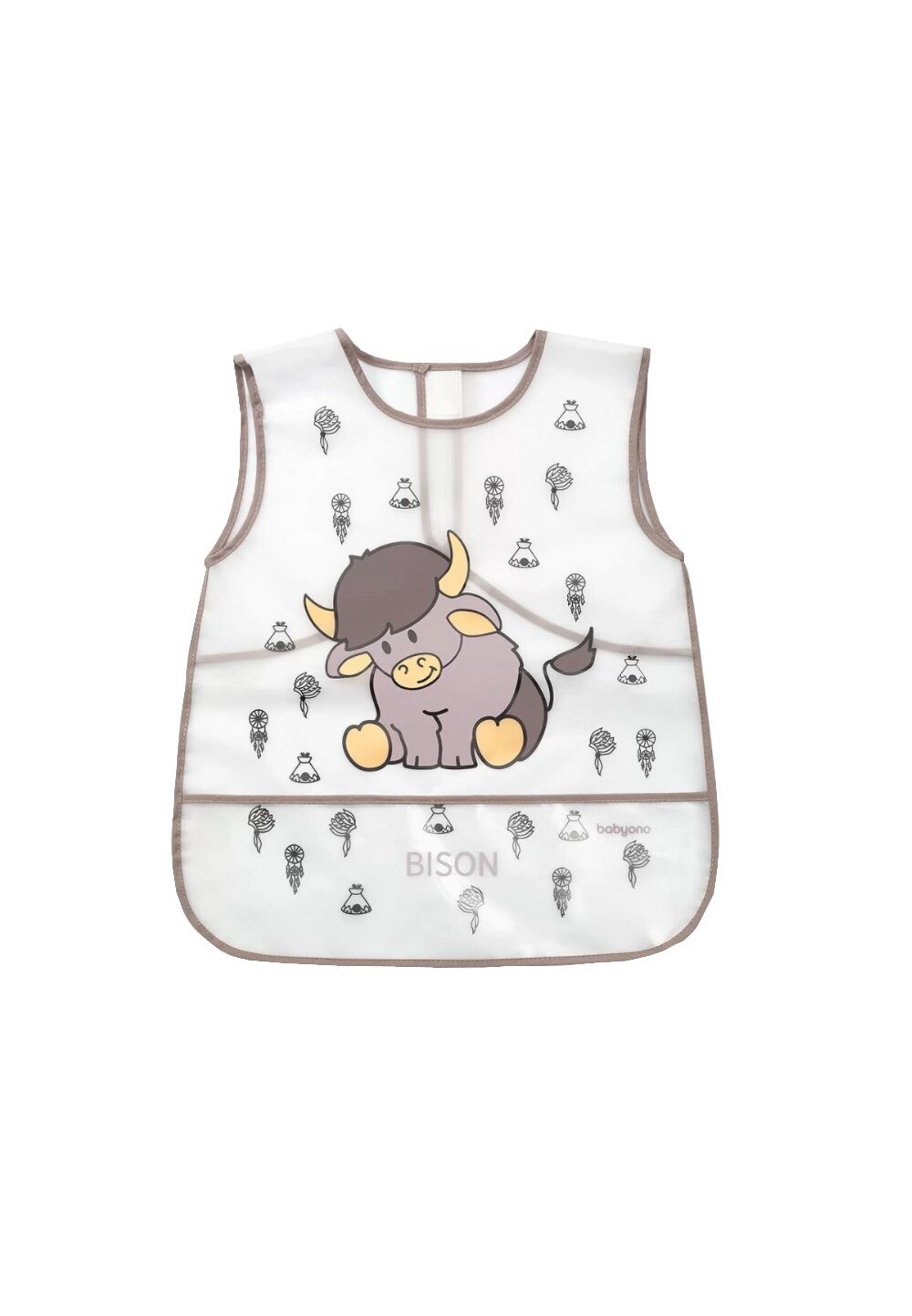 Baveta tip sort, Bison, gri, +36 luni