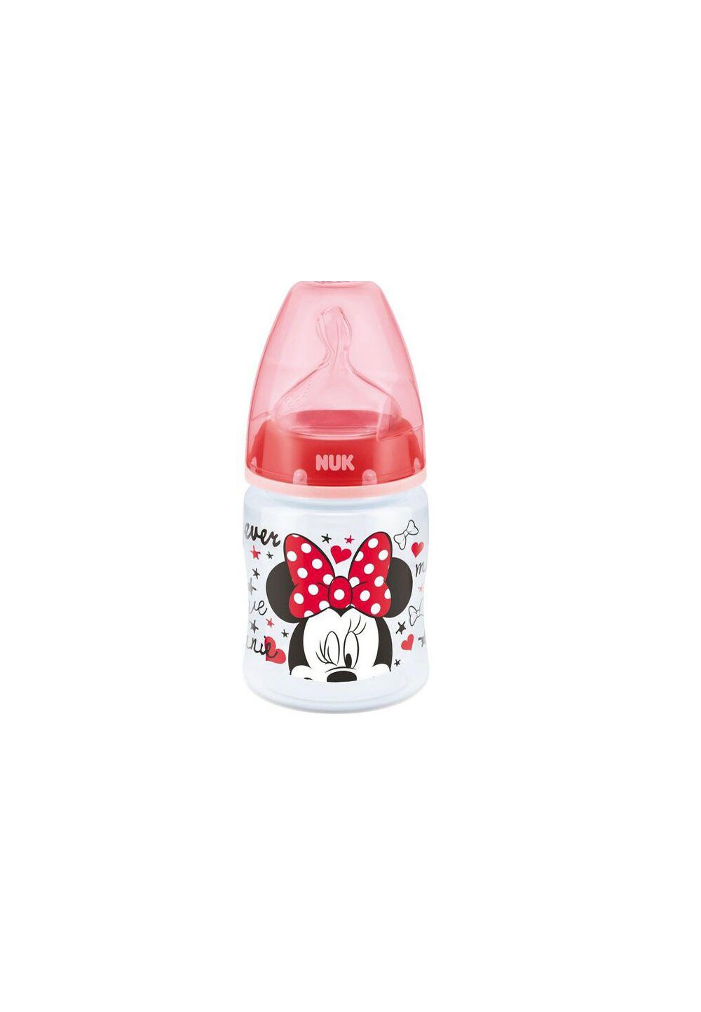 Biberon, Nuk, Minnie forever, 150 ml, 0-6 luni