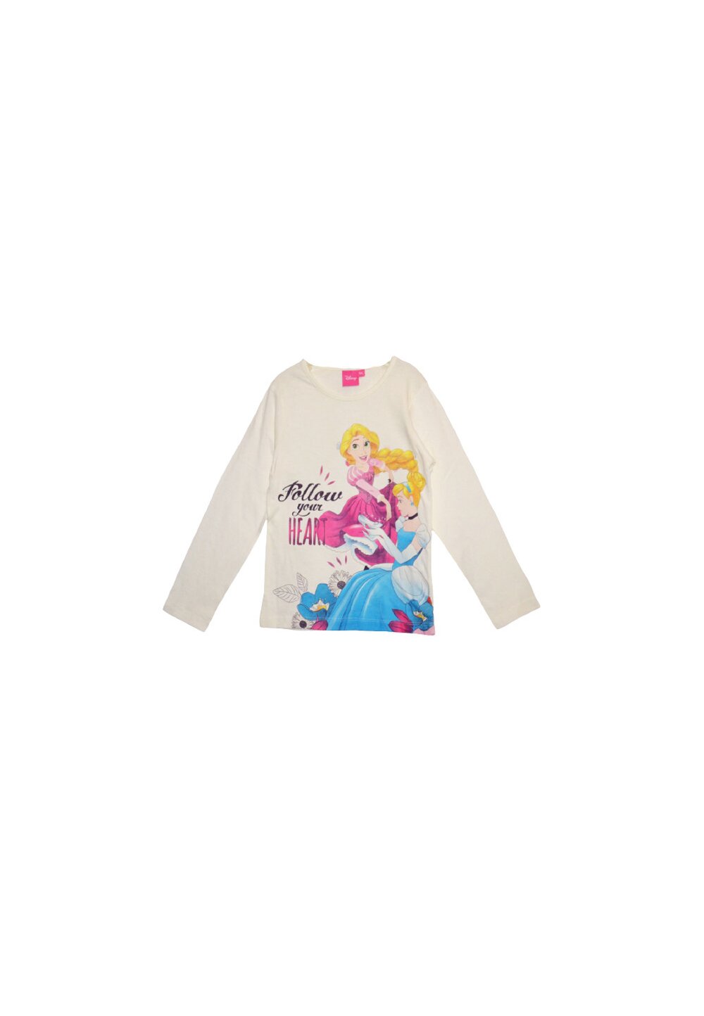 Bluza bumbac, Follow your Heart, crem