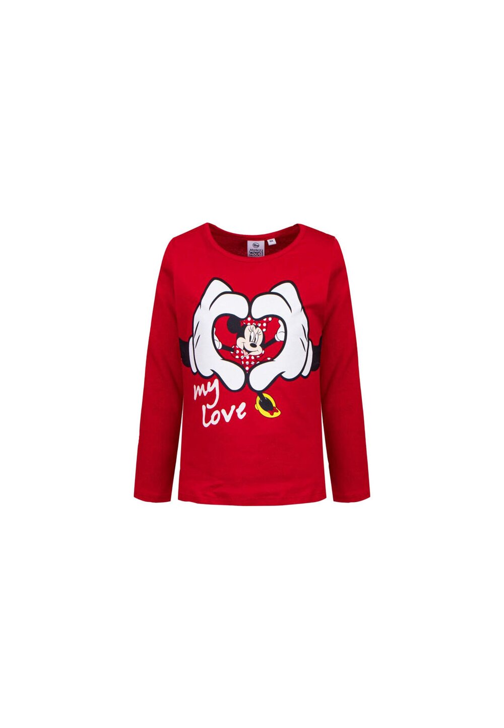 Bluza bumbac, My love, Minnie Mouse, rosie