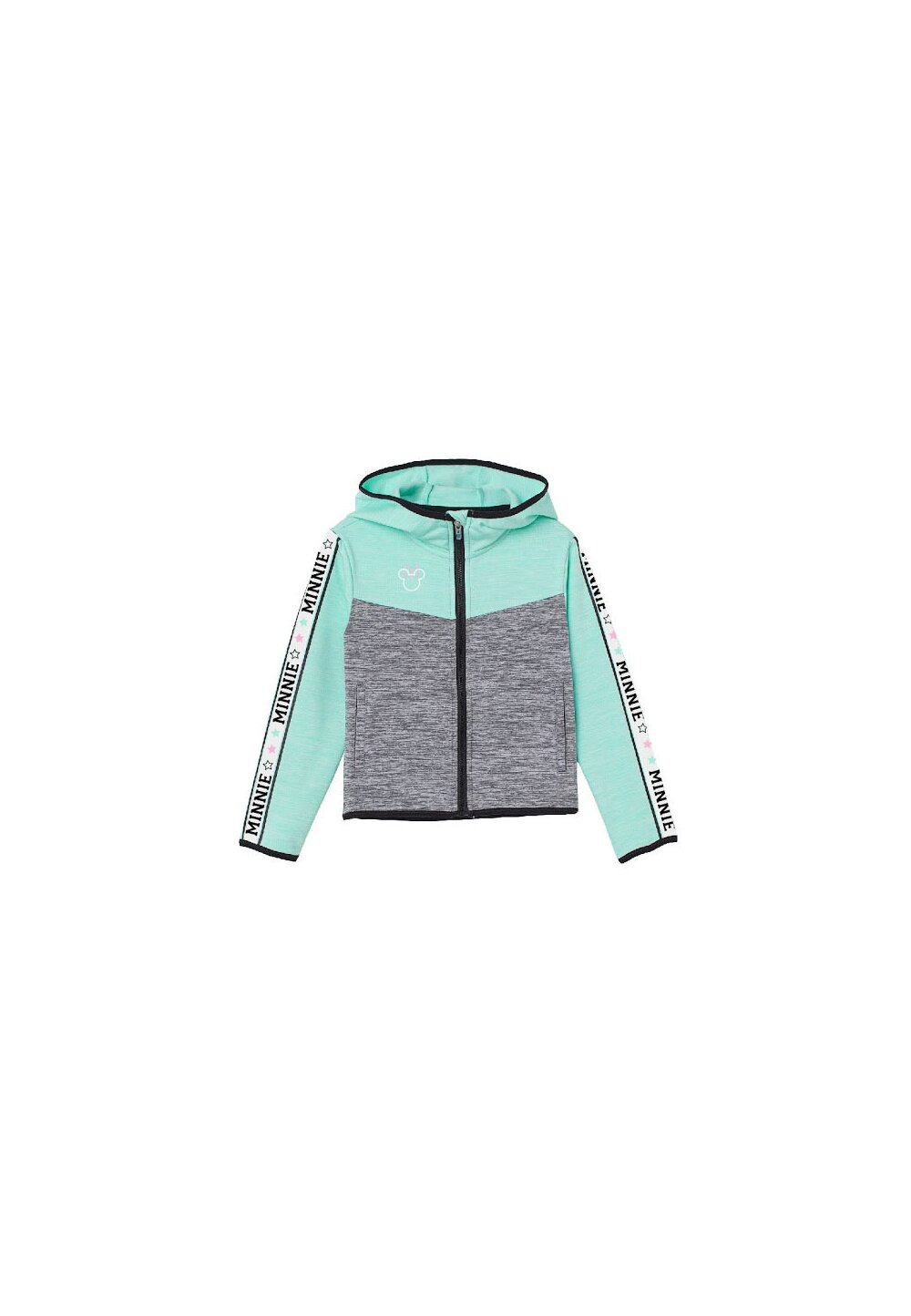 Bluza de trening, Minnie Mouse, gri cu verde