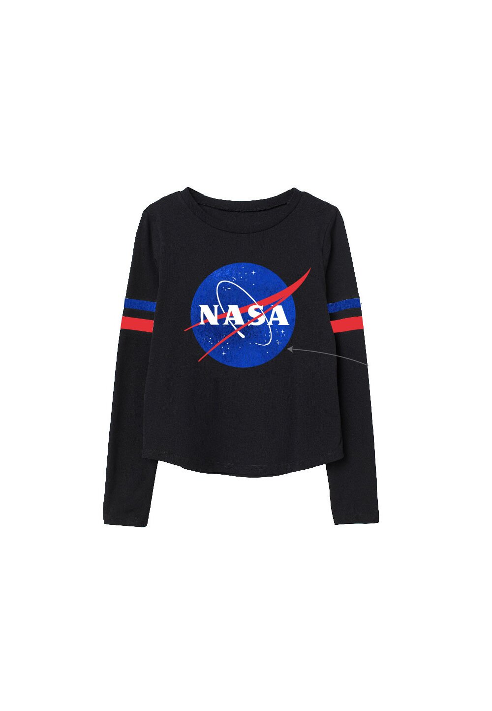 Bluza fete, Nasa, neagra