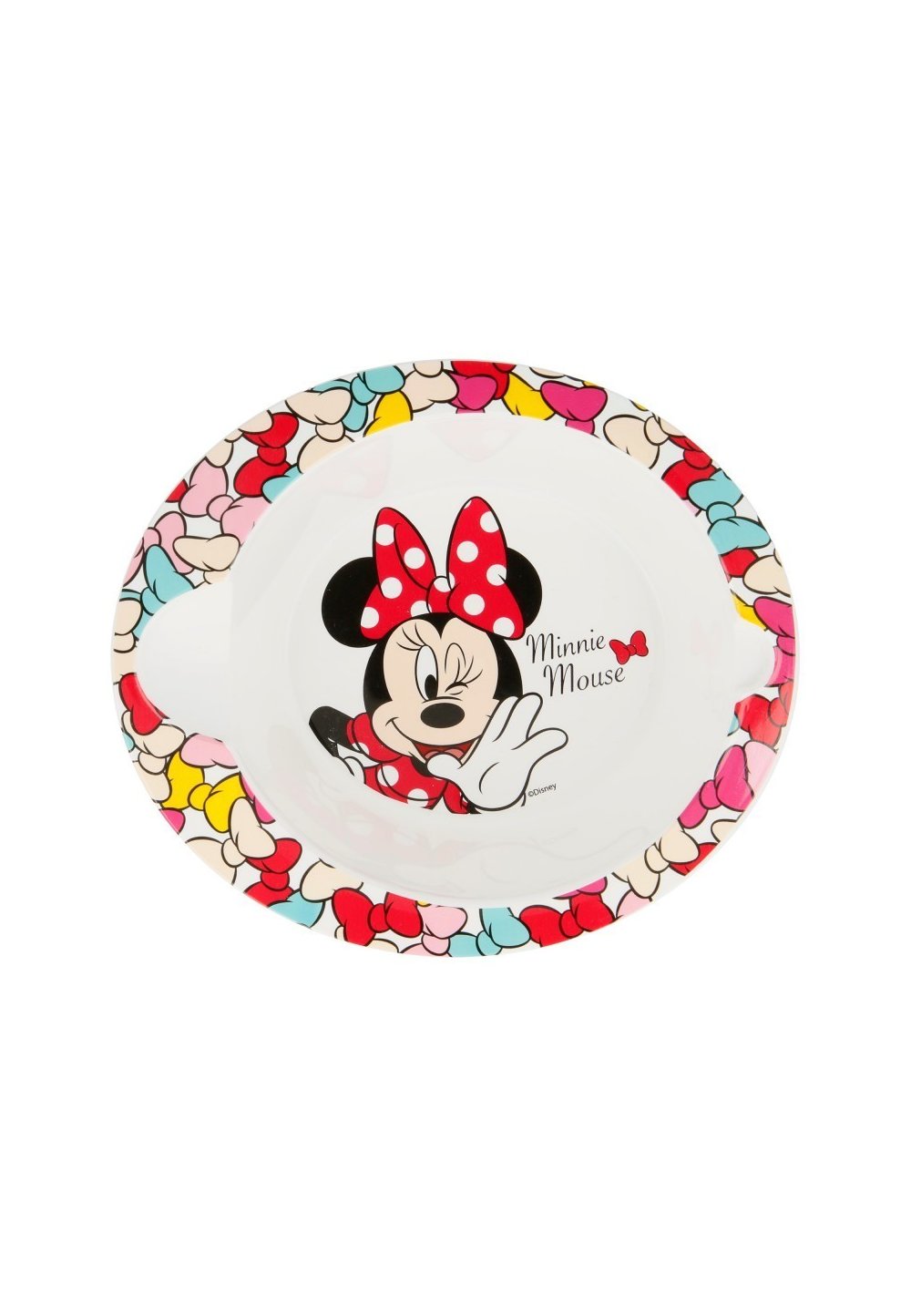 Bol plastic, Minnie Mouse cu fundite colorate