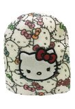 Caciula tricotata Hello Kitty crem