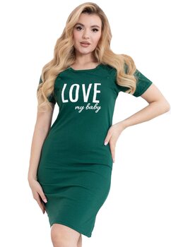 Camasa alaptat, bumbac, Ella, Love My Baby, verde