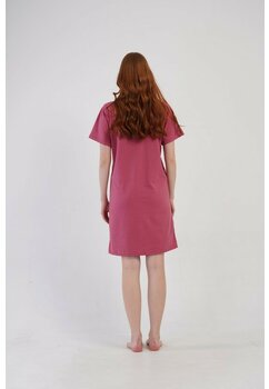 Camasa pentru alaptat, bumbac, Hello beautiful, roz
