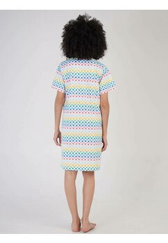 Camasa pentru alaptat, bumbac, Inimioare colorate, multicolor
