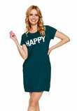 Camasa pentru alaptat, Happy mommy, verde inchis