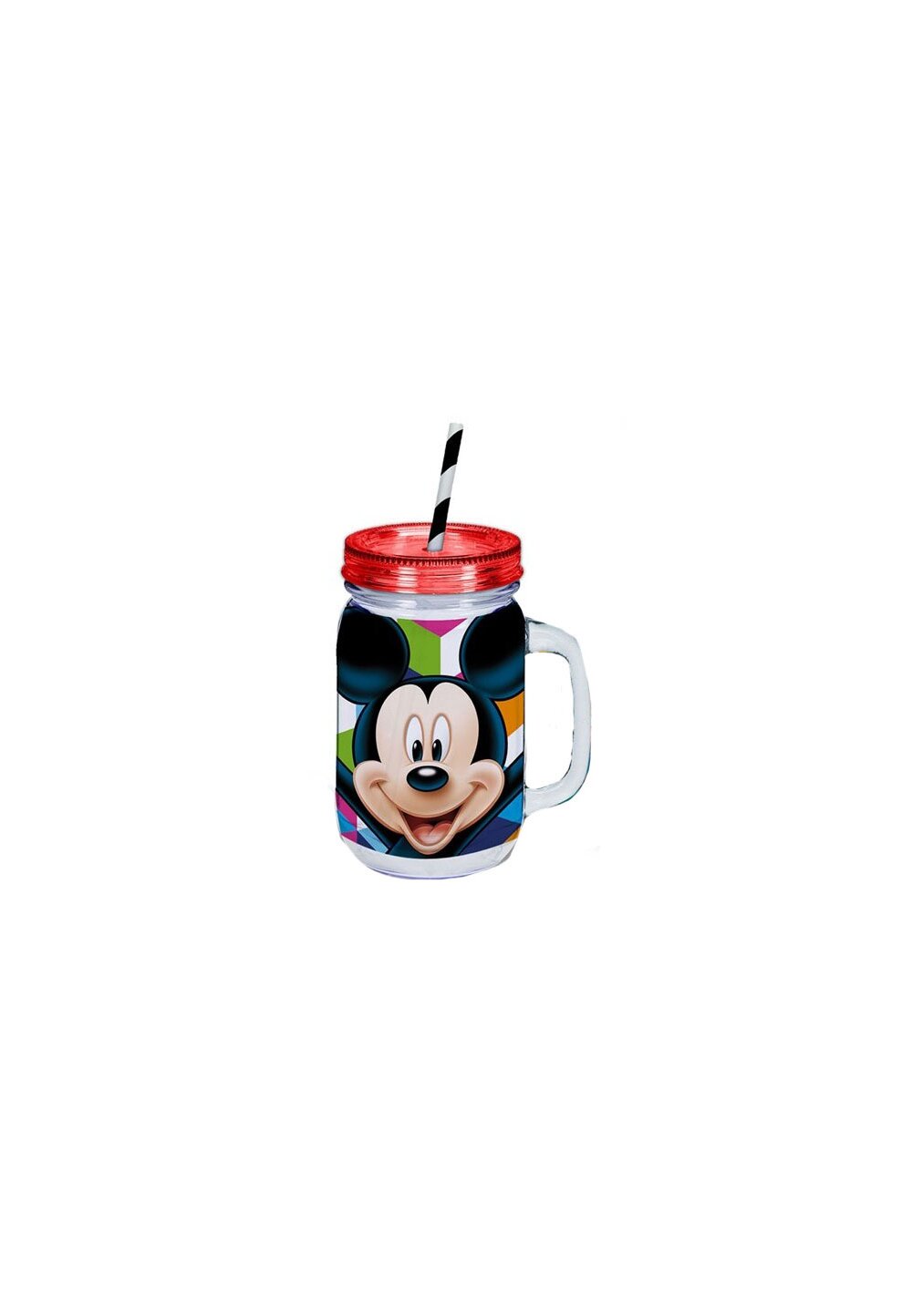 Cana cu pai, Mickey Mouse, rosu cu dungi