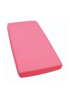 Cearceaf cu elastic, Pink with dots, 120 x 60 cm