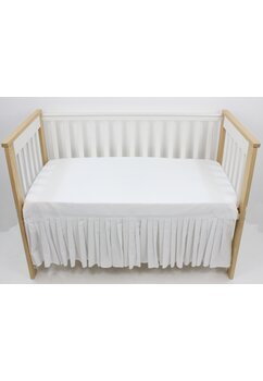 Cearceaf cu fusta pentru patut, bumbac, Prichindel, diverse culori