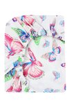 Cearceaf patut, Prichindel, Butterfly, multicolor, 120x60 cm