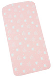 Cearceaf patut, Prichindel, coronite albe, Princess, roz, 120x60 cm