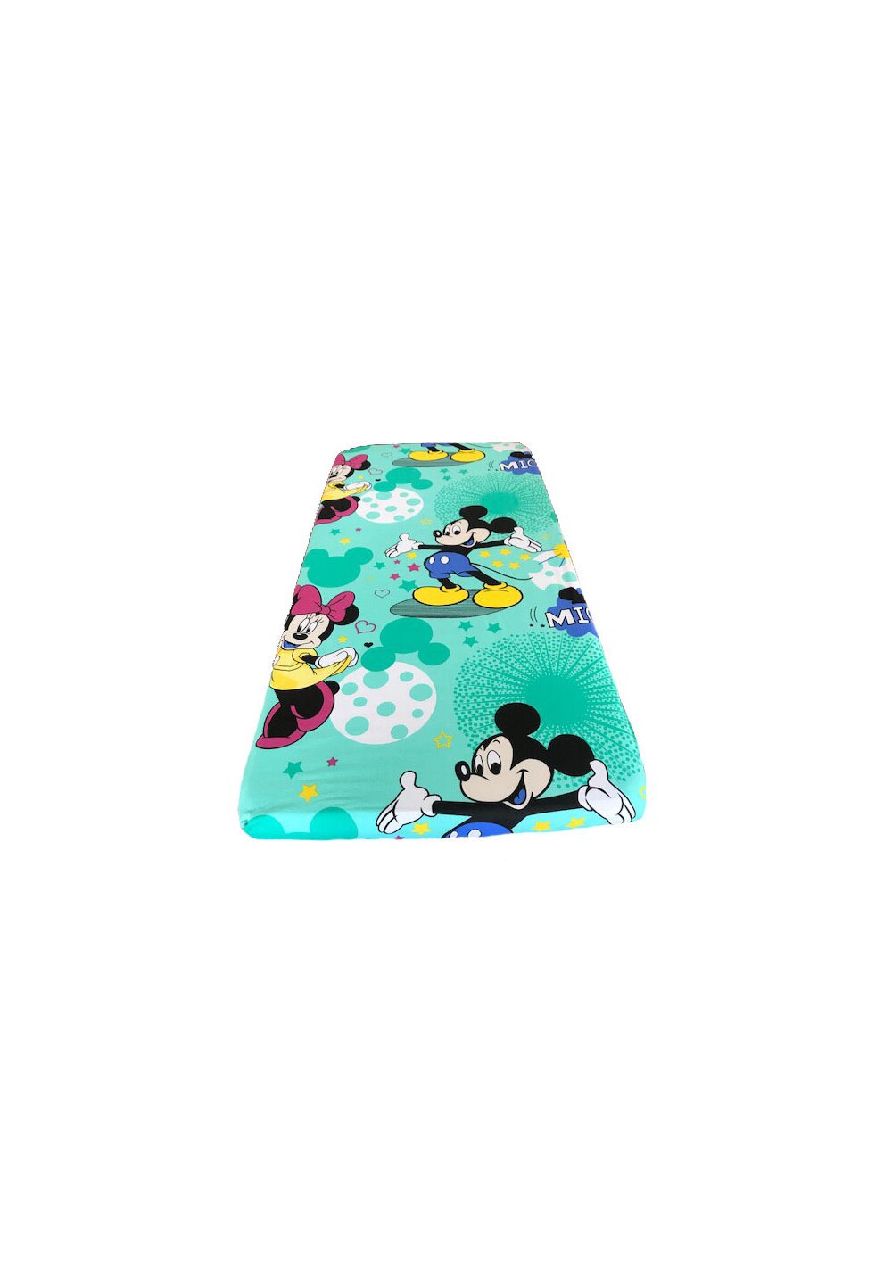 Cearceaf Piccolo, Minnie si Mickey turcoaz, 90x40cm