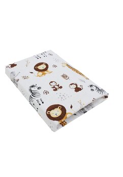 Cearceaf Prichindel, bumbac, girafa, 120x60 cm