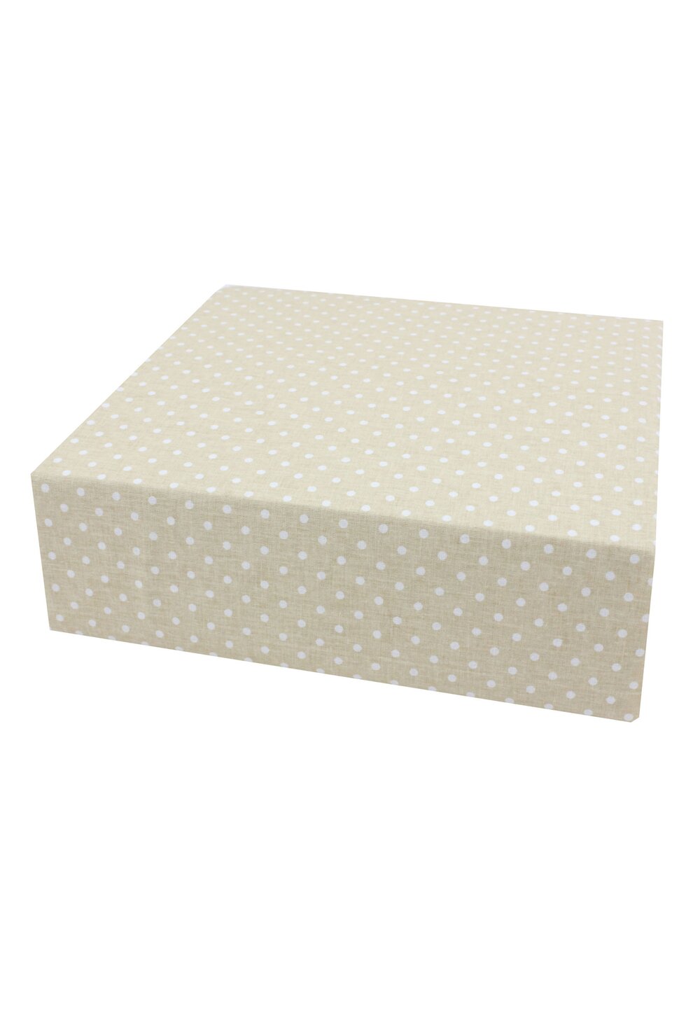 Cearceaf Prichindel, patut 120x60 cm, crem cu buline