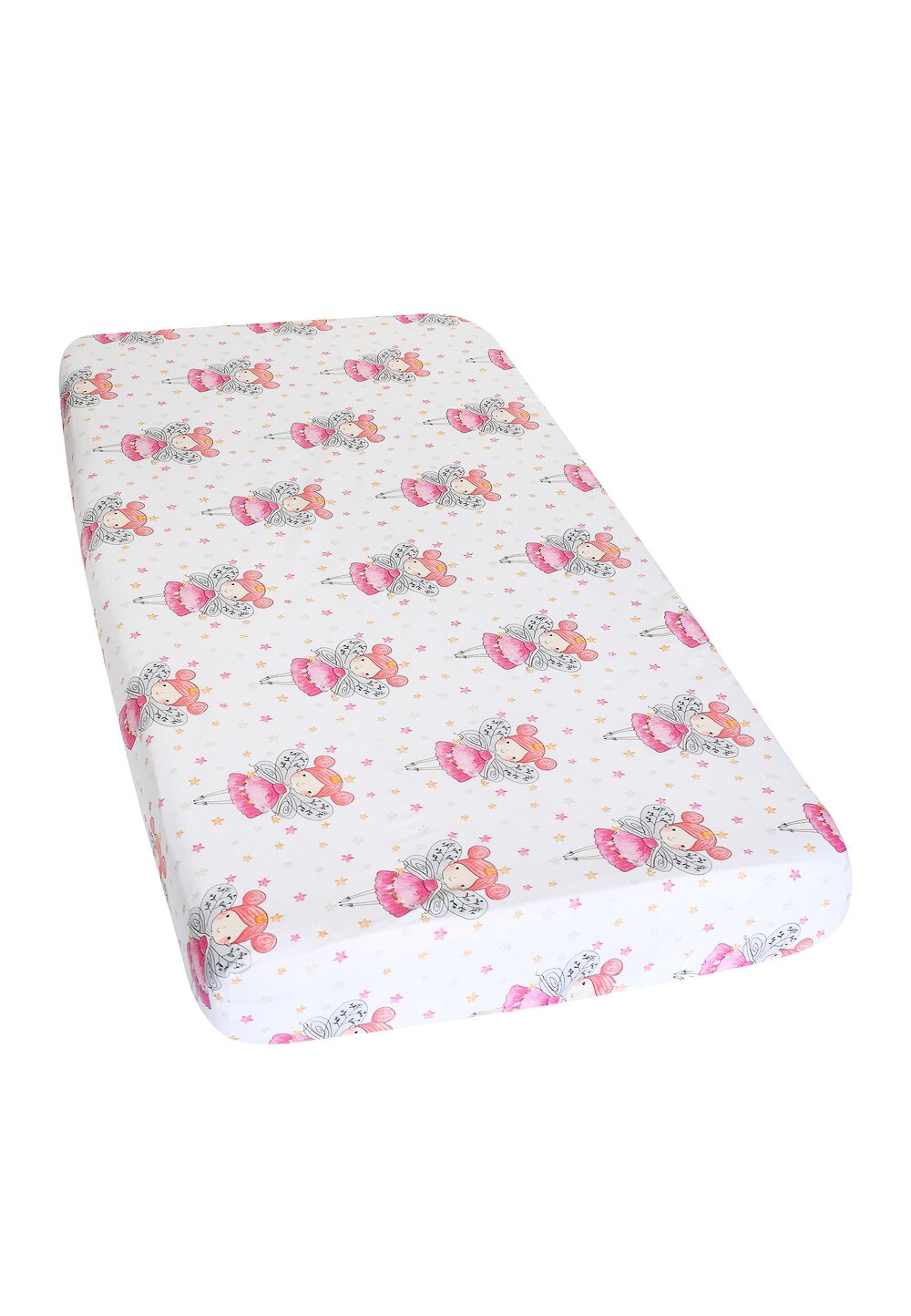 Cearceaf Prichindel, patut 120x60 cm, Printesa Fluture
