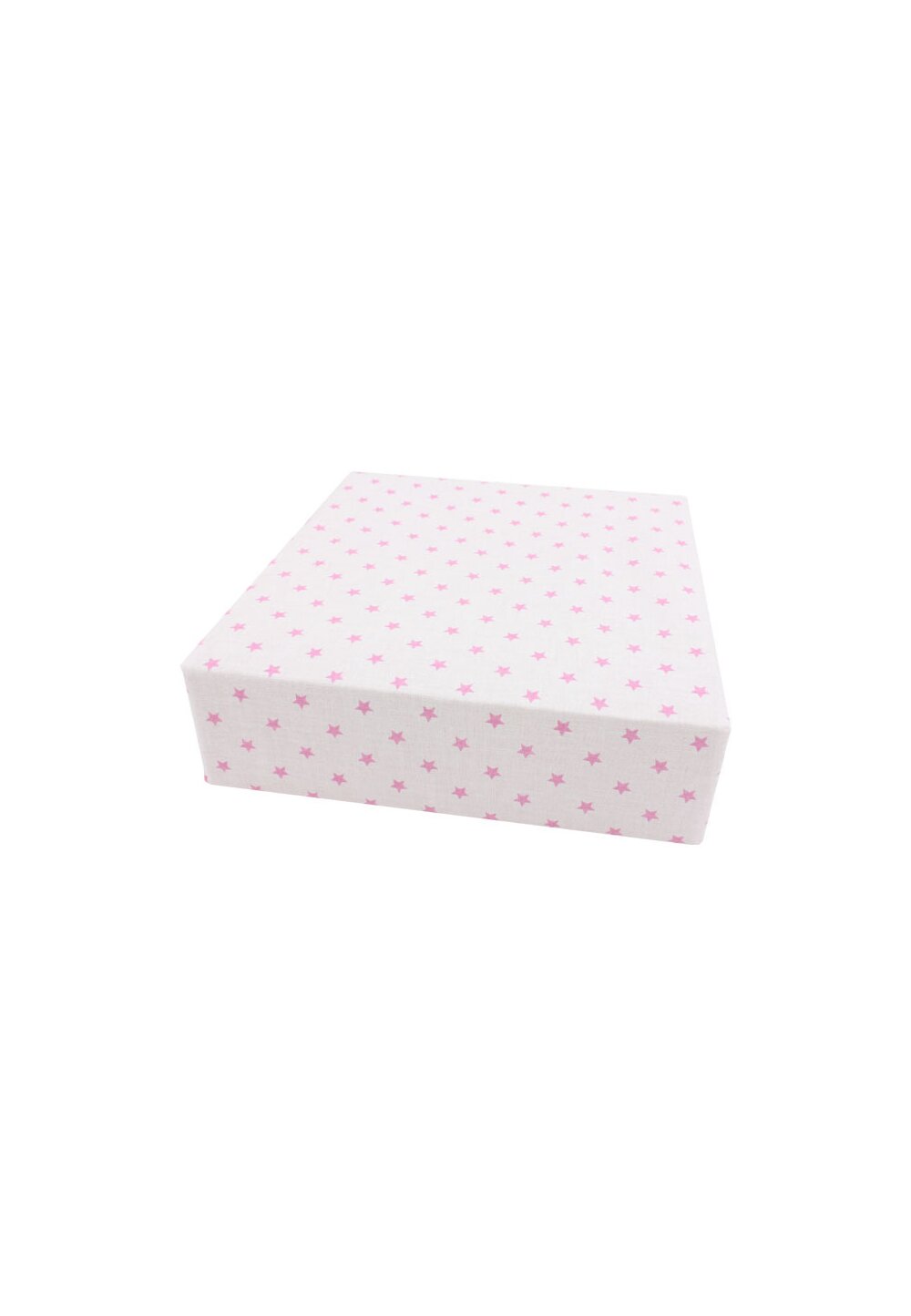Cearceaf Prichindel, patut 120x60 cm, roz cu stelute roz