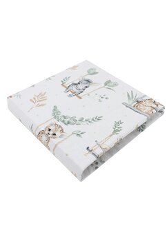 Cearceaf Prichindel, pentru patut stivuibil, animalute pe leagan, bumbac