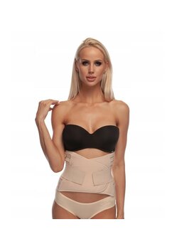 Centura dublu reglabila, postnatala, Eliza, marime universala, crem