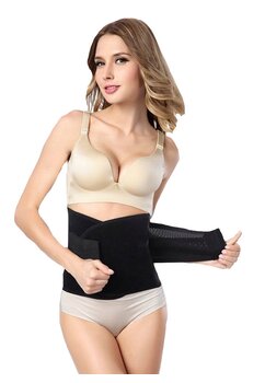 Centura dublu reglabila, postnatala, Eliza, marime universala, negru