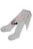 Ciorapi cu chilot, bebe Minnie Mouse, gri cu stelute