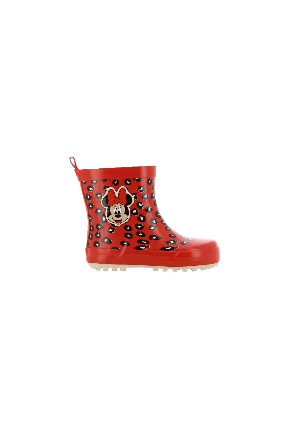 Cizme de cauciuc din PVC, Minnie Mouse, rosii