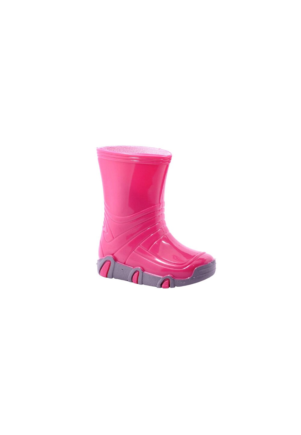 Cizme de cauciuc, roz neon
