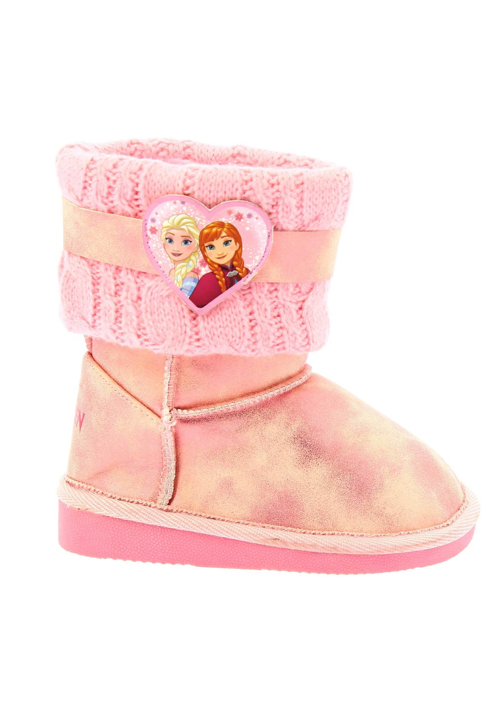 Cizme fete, Frozen, roz cu inimioara