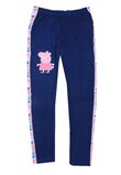 Colanti fete, 95% bumbac, Peppa Pig, bleumarin