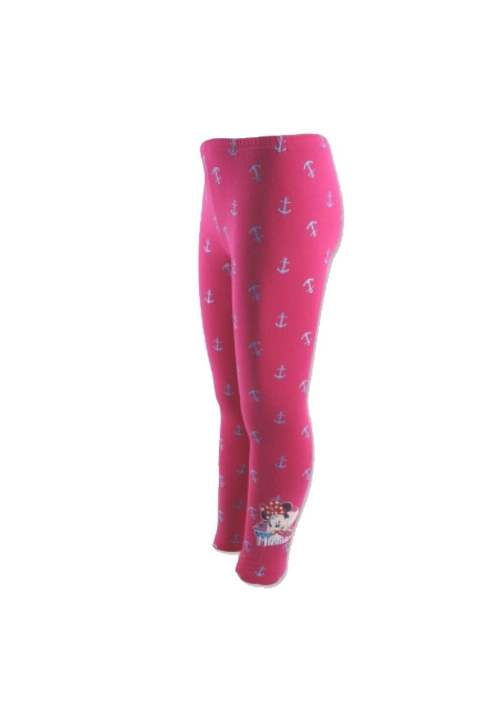 Colanti Minnie, 95% bumbac, roz cu ancore