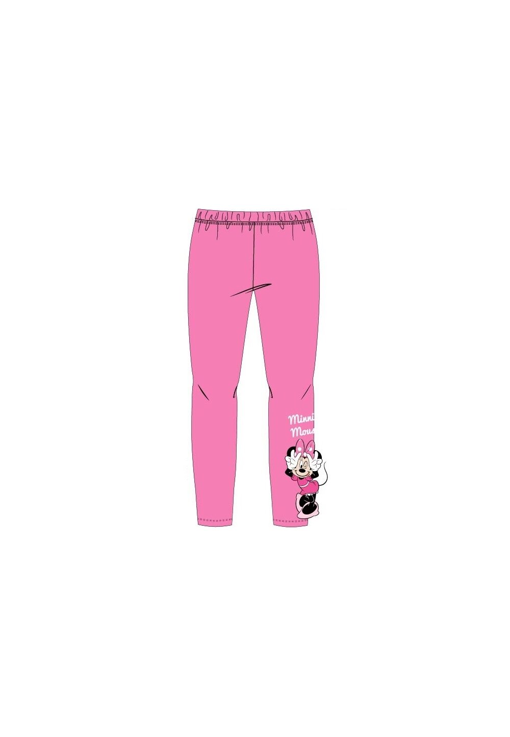 Colanti Minnie Mouse, roz cu Pom Pom