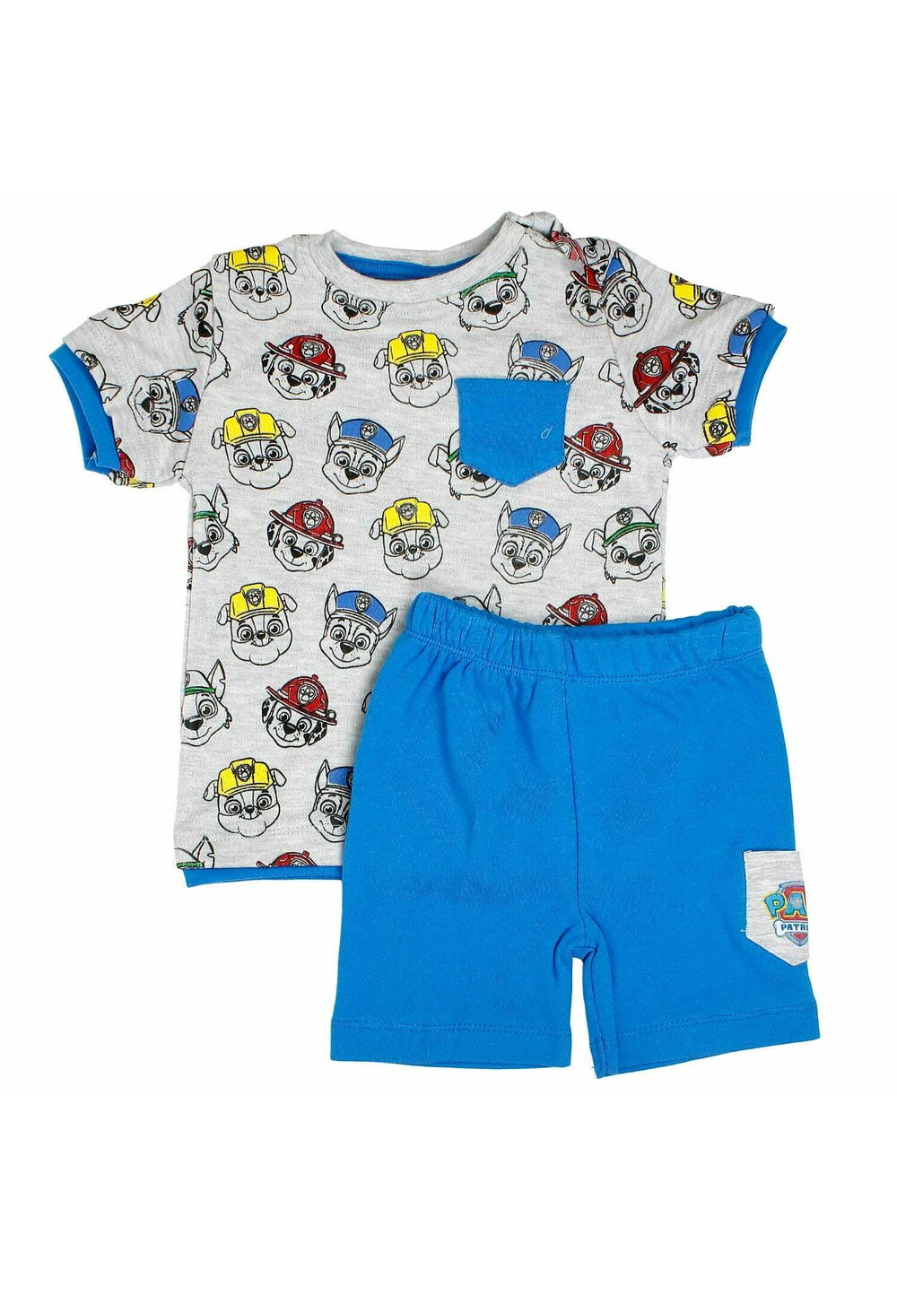 Compleu bebe, 2 piese, Paw Patrol, albastru