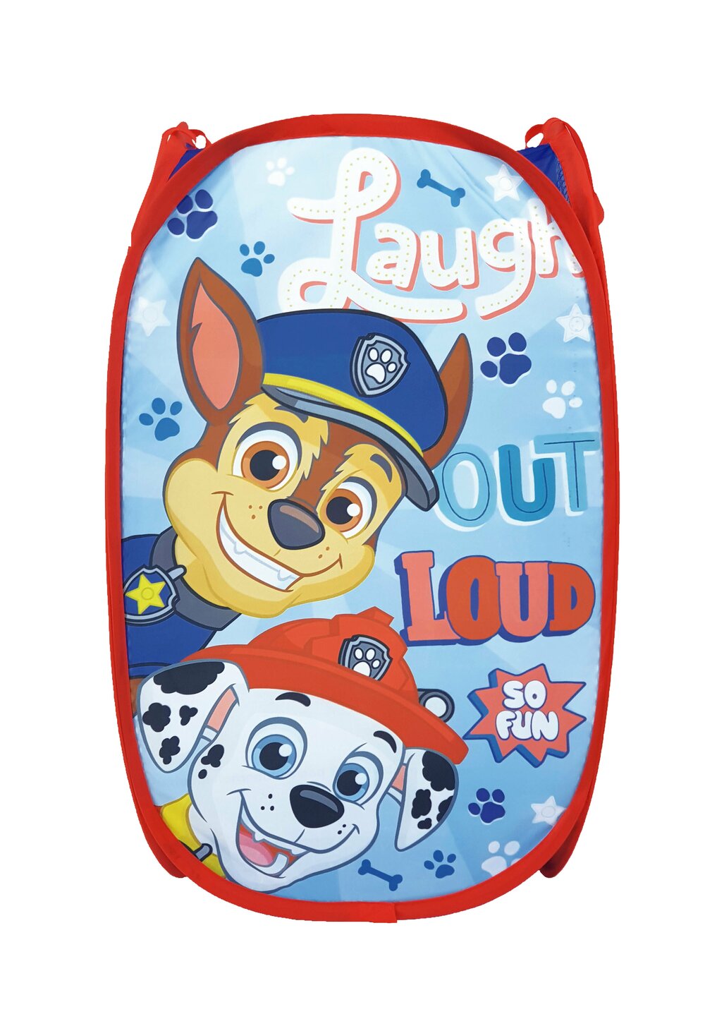 Cos pentru jucarii, poliester, Paw Patrol, albastru