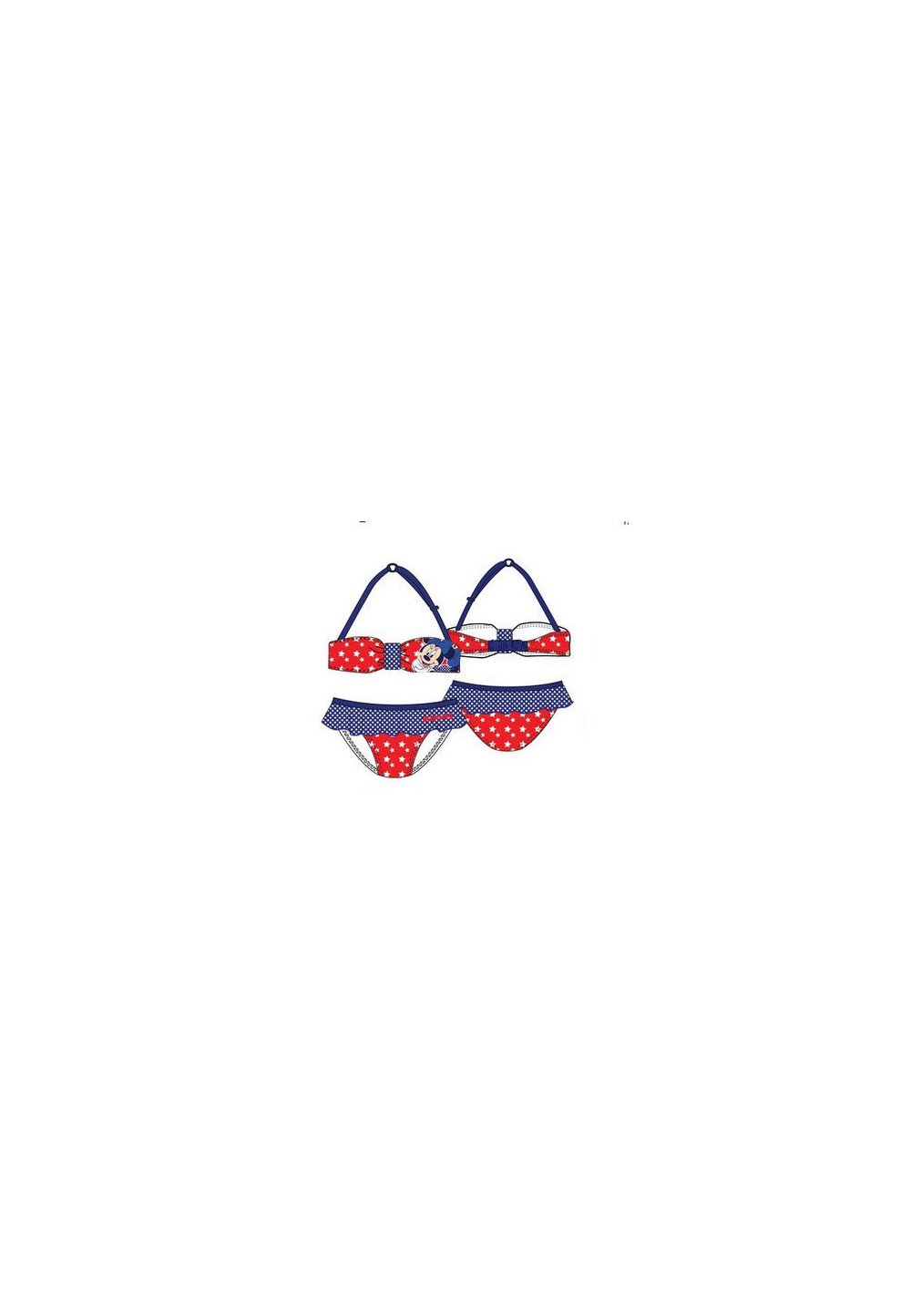 Costum de baie 2 piese minnie 7353 albastru
