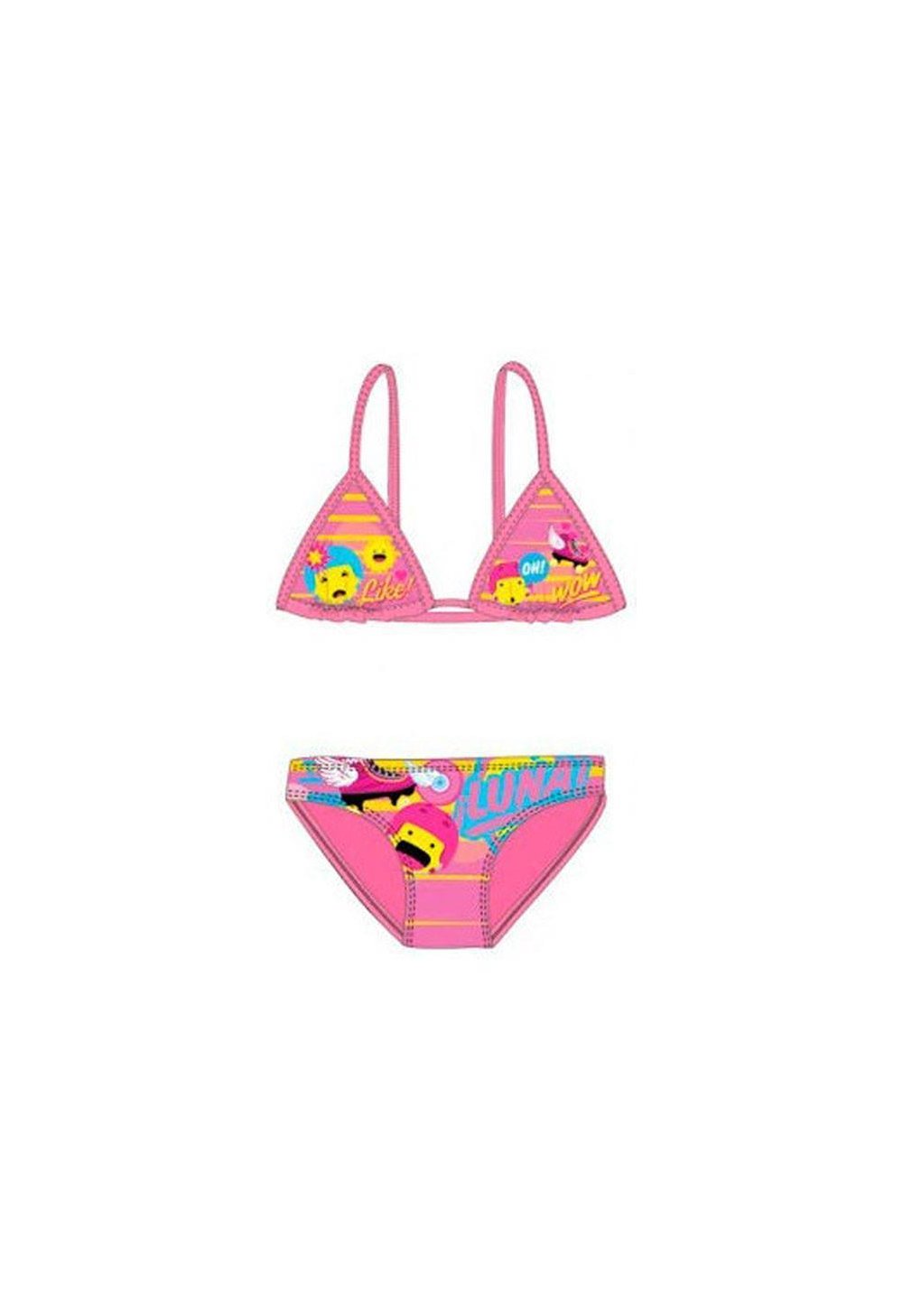 Costum de baie, 2piese, Soy Luna Like, roz